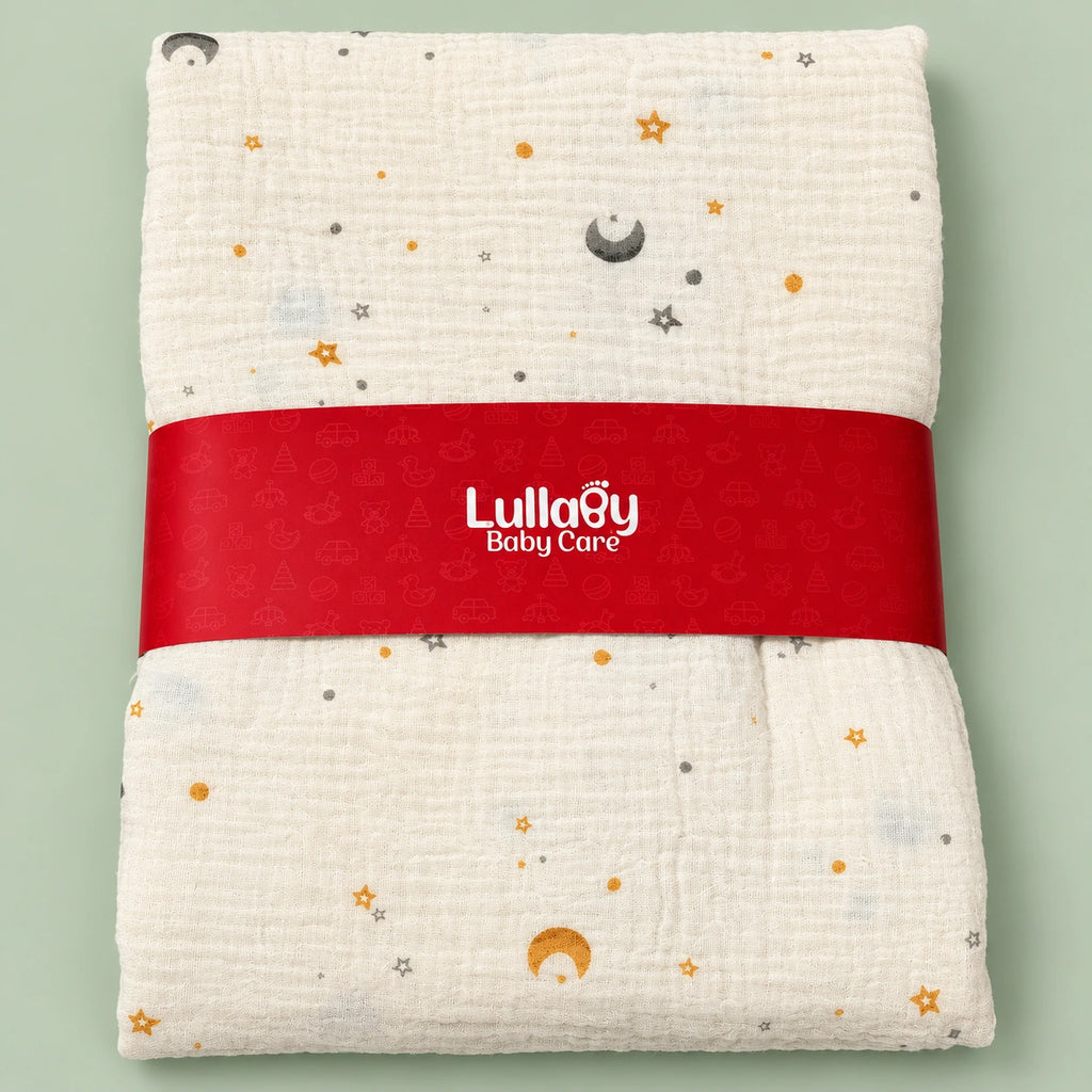 Muslin Swaddle Beige & Breathable Baby Swaddle