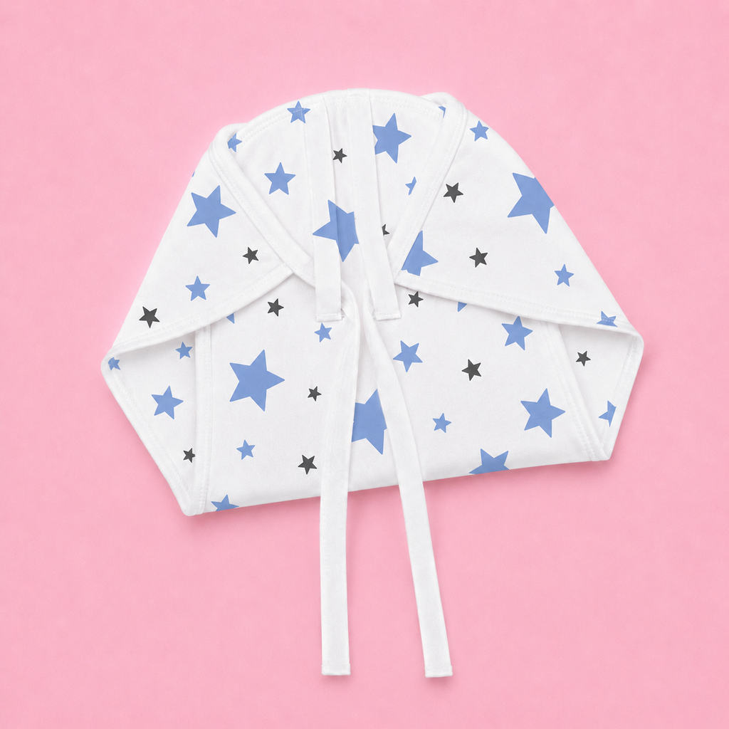 Muslin Nappies | Tie - up | Blue Star