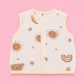 Muslin Sleevless Jabala | Rainbow| Medium | 1-3 M