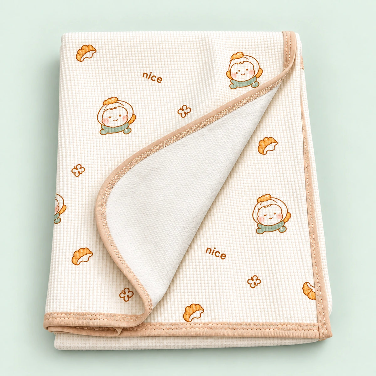 Premium Muslin Swaddle | Hat Pattern