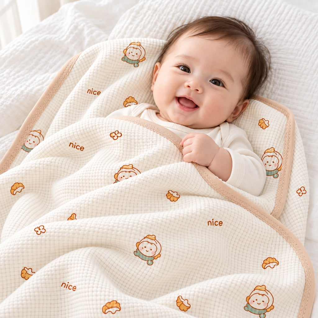Premium Muslin Swaddle | Hat Pattern