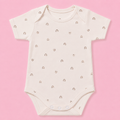 Baby Halfsleeve Floral Onesie Rainbow – 0-3 Months