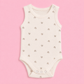 Baby Sleeveless Floral Onesie Rainbow – 0-3 Months