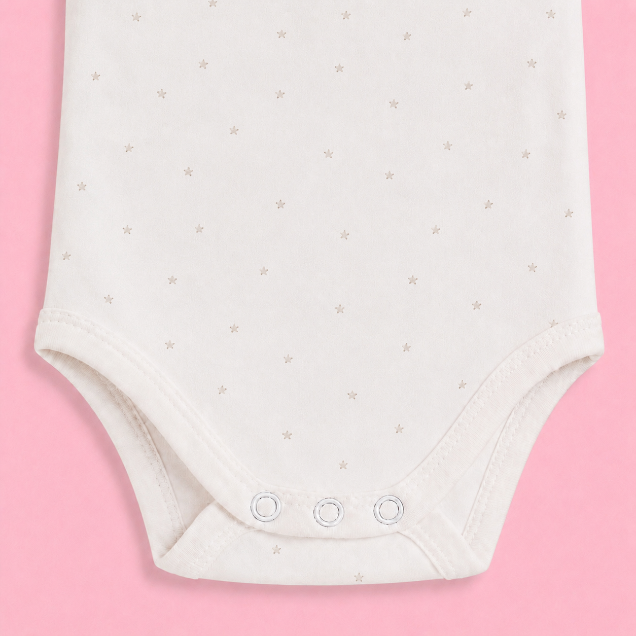 Baby Sleeveless Floral Onesie Star Print– 0-3 Months