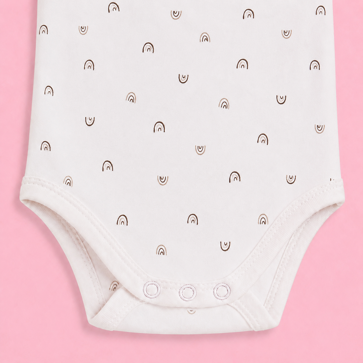 Baby Sleeveless Floral Onesie Rainbow – 0-3 Months