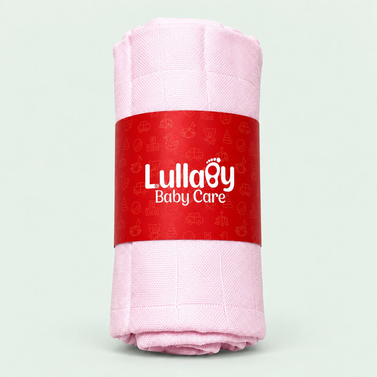 Muslin Baby Bath Towel | Pink