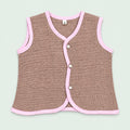 Soft Muslin Jabala for Newborn Baby |Pink|