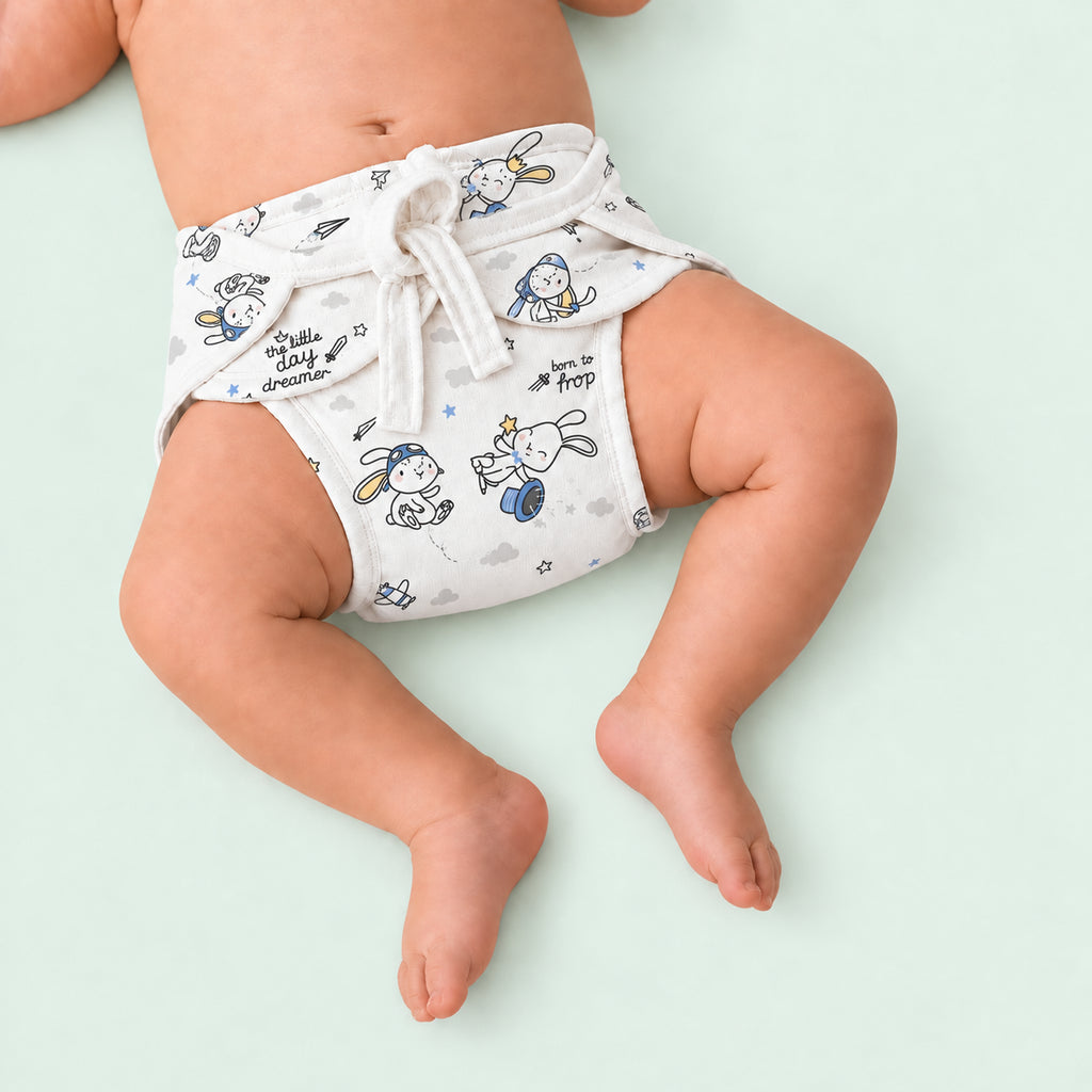 Muslin Nappies | Tie - up | Rabbit