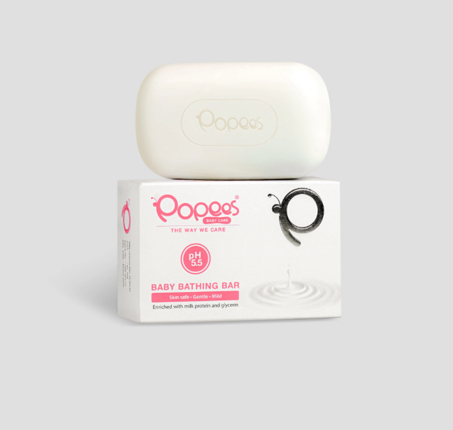 Popees Baby Bathing Bar with pH 5.5 100g