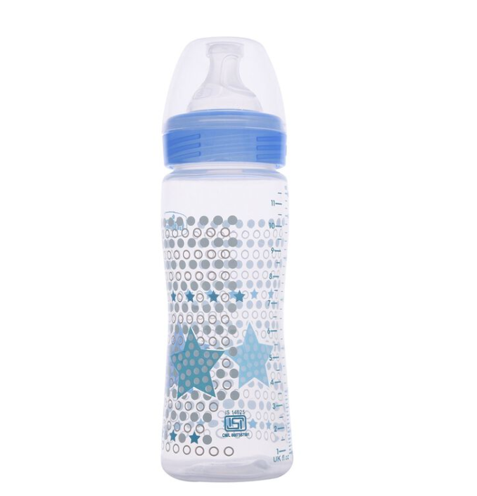 Chicco Well-Being Feeding Bottle 330ml Blue