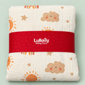 Soft Muslin Baby  Blanket with Plush Back | Sun|