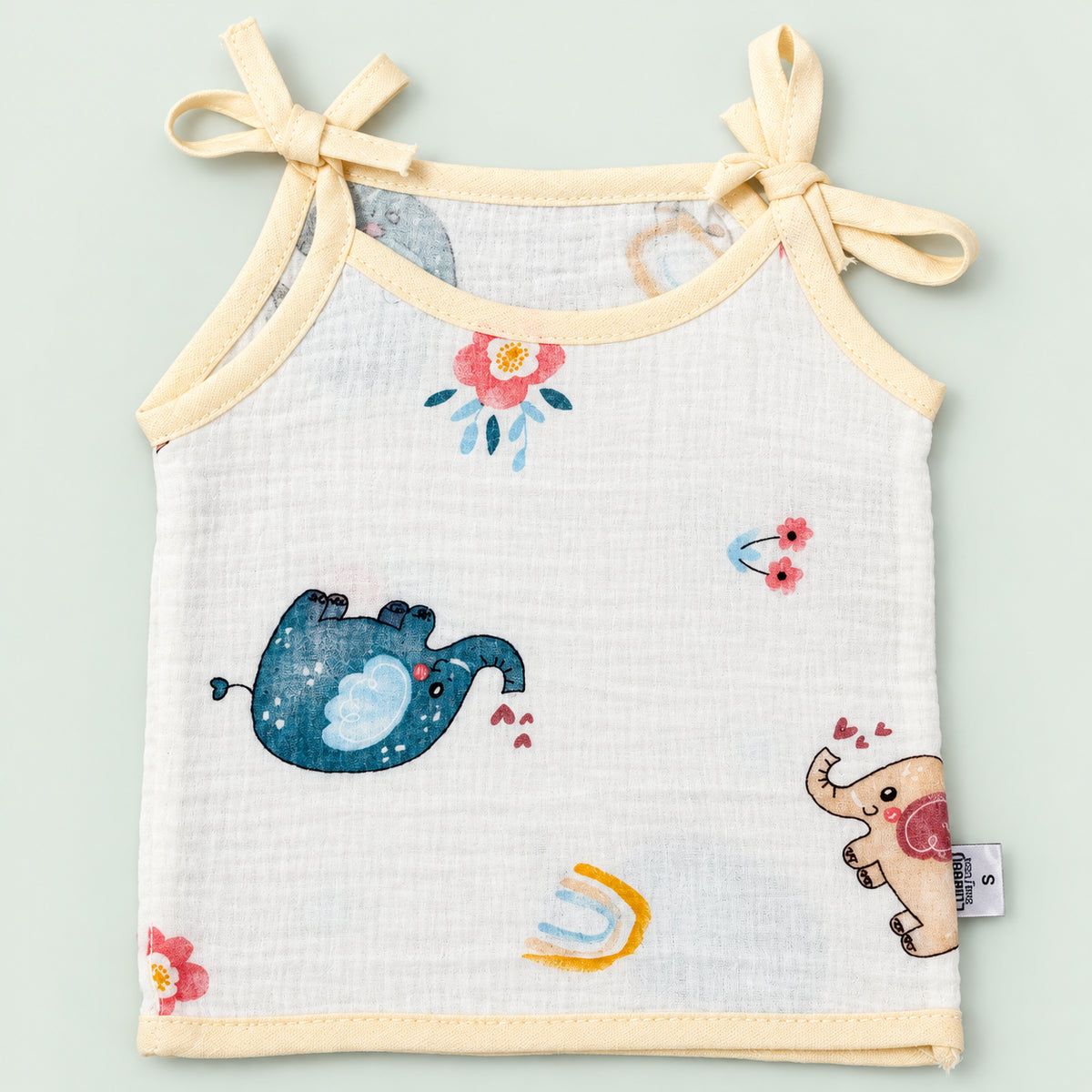 Soft Muslin Tie-Up Jabala for Newborn Baby