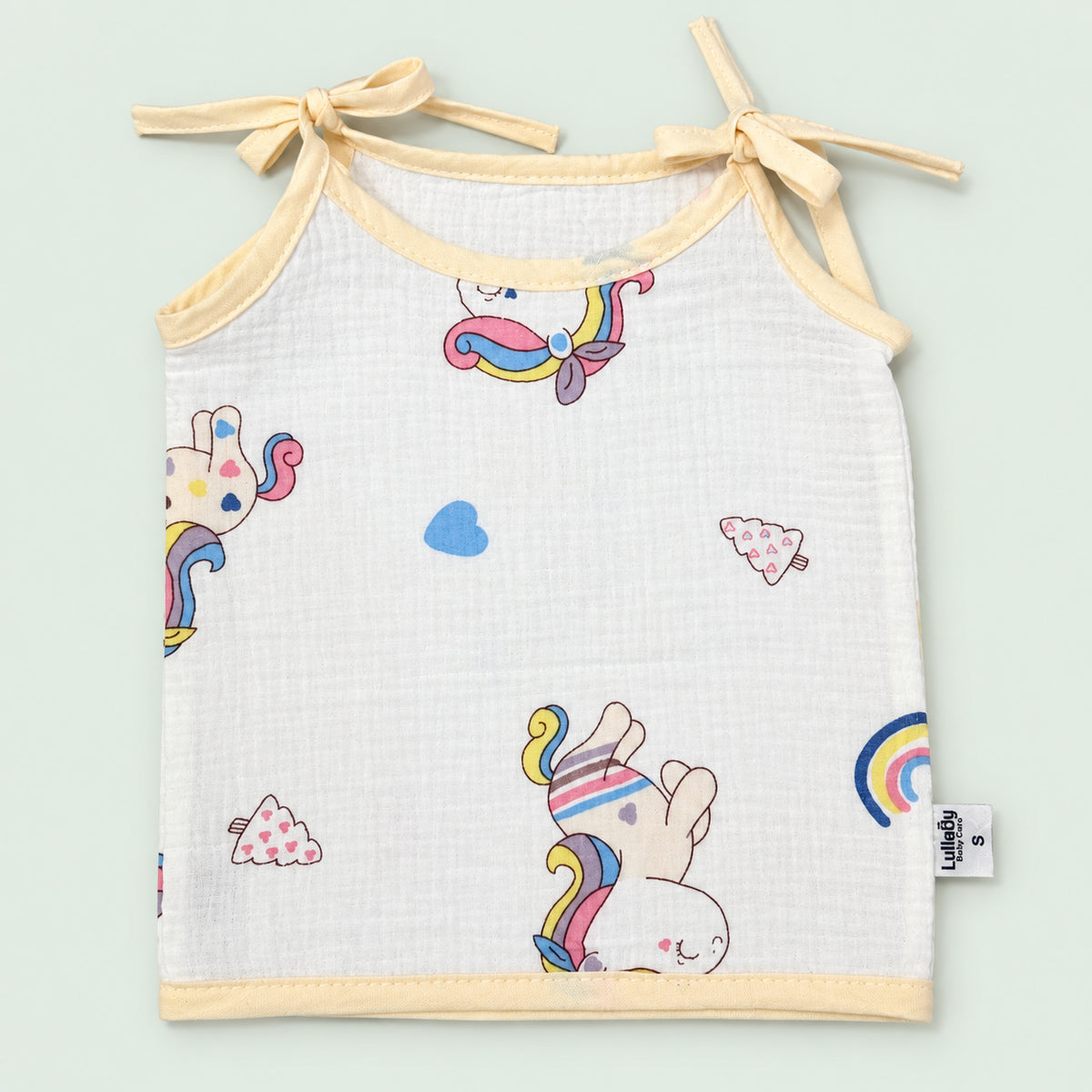 Soft Muslin Tie-Up Jabala for Newborn Baby