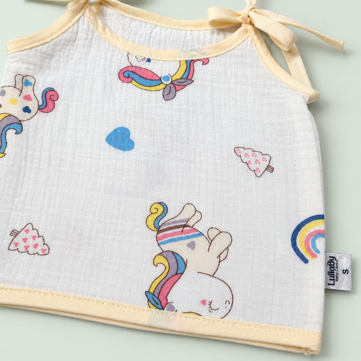 Soft Muslin Tie-Up Jabala for Newborn Baby