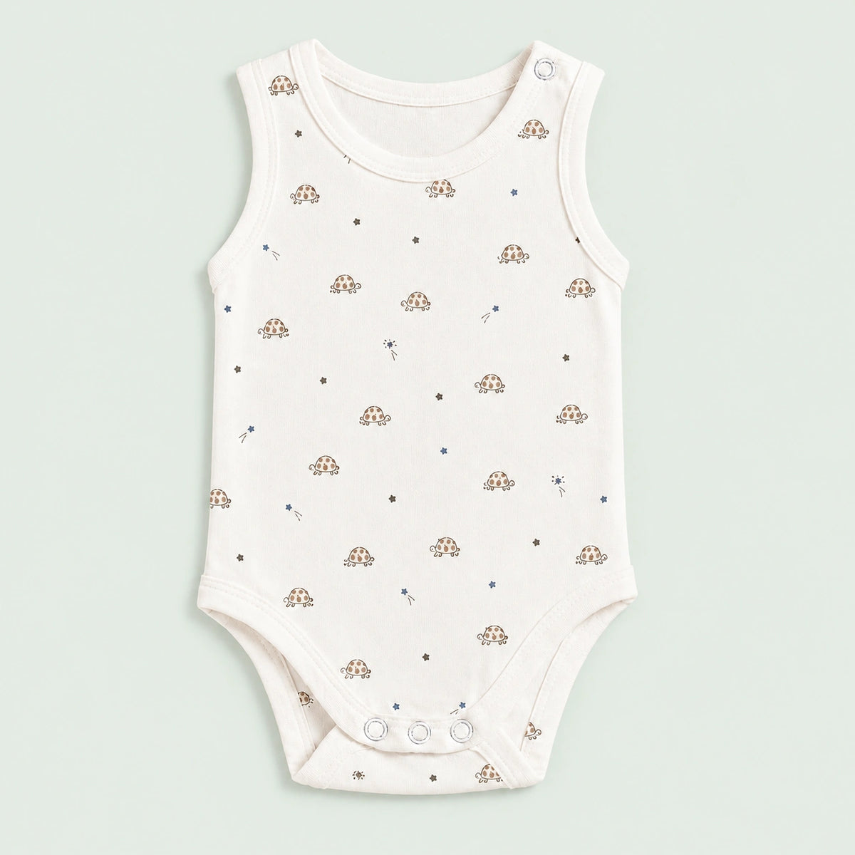 Baby Sleeveless Floral Onesie| 0-3 Months|
