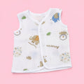 Crinkled Muslin Button Jabala | Amazon | Soft Muslin Summer Wear For Babies | 0-3 Months  | Pack Of 1
