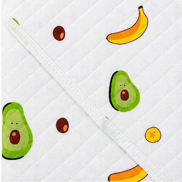 Soft Hooded Baby Wrapper| Receiving Wrap | Avocado|