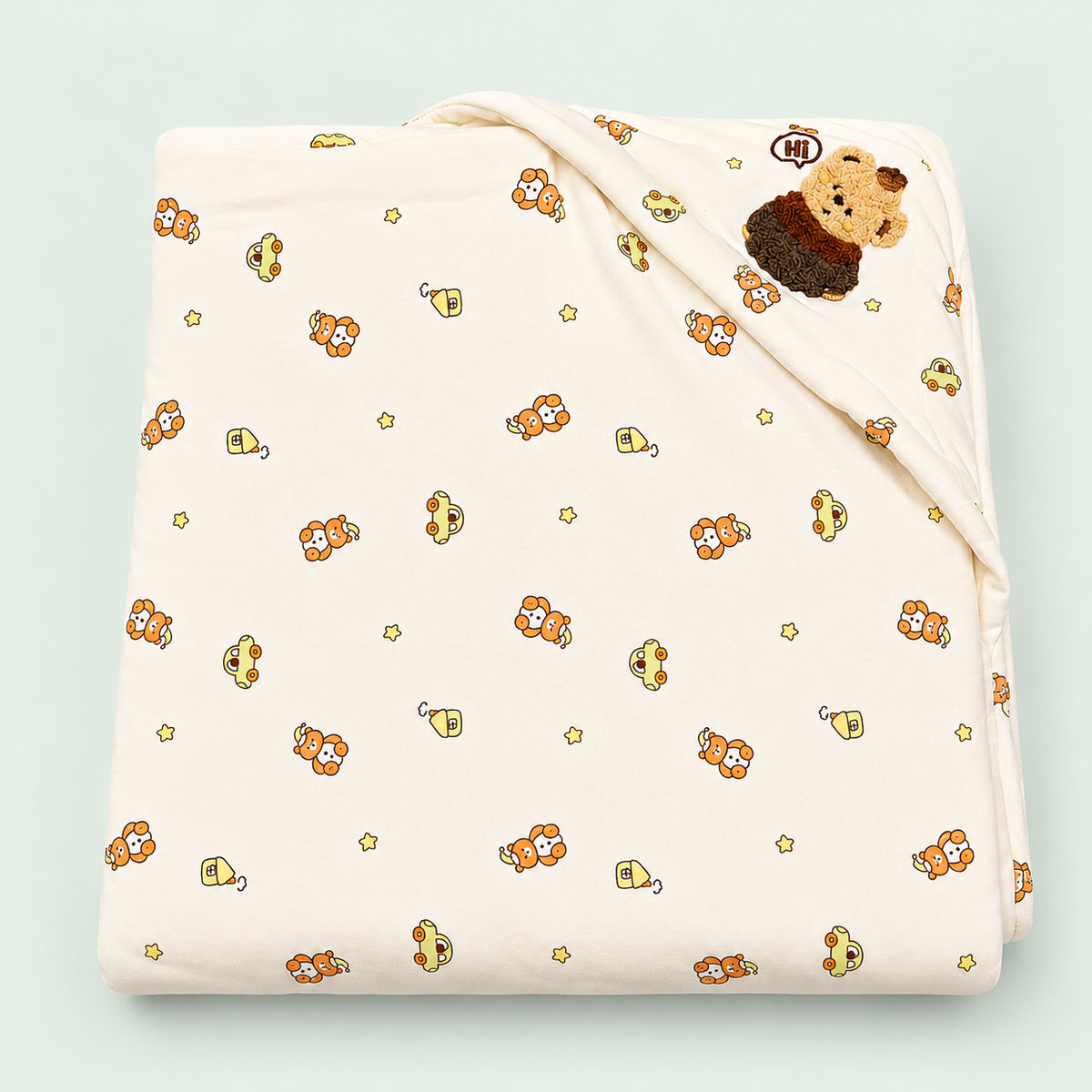 Premium Wrapper | Baby Blanket | Teddy &  Car