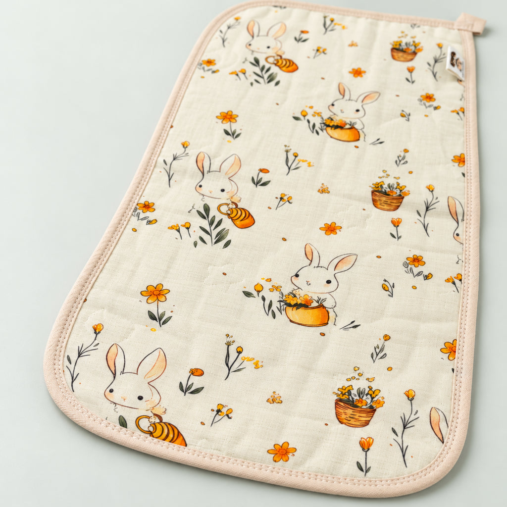 Baby Muslin Burp Cloth – Soft Shoulder Cloth for Newborns