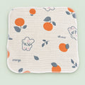 Soft Muslin Baby Face Towel|Orange|