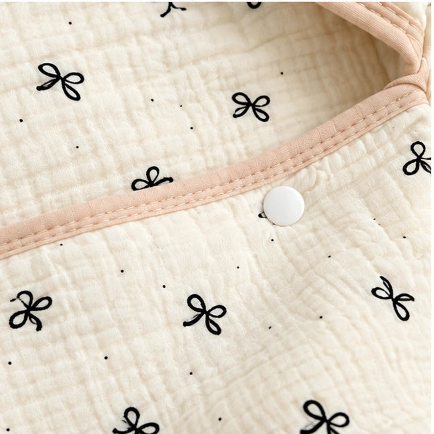 Soft Muslin Baby Swaddle Wrapper with Hood