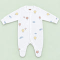 Baby Button Sleepsuit | 0-3 Months | Romper|