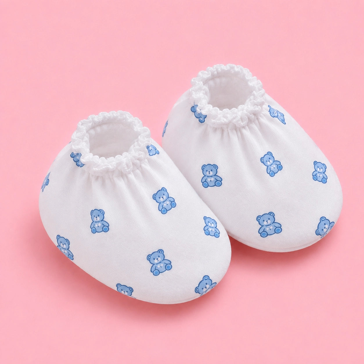 Baby Cap, Mittens & Booties Set Bear
