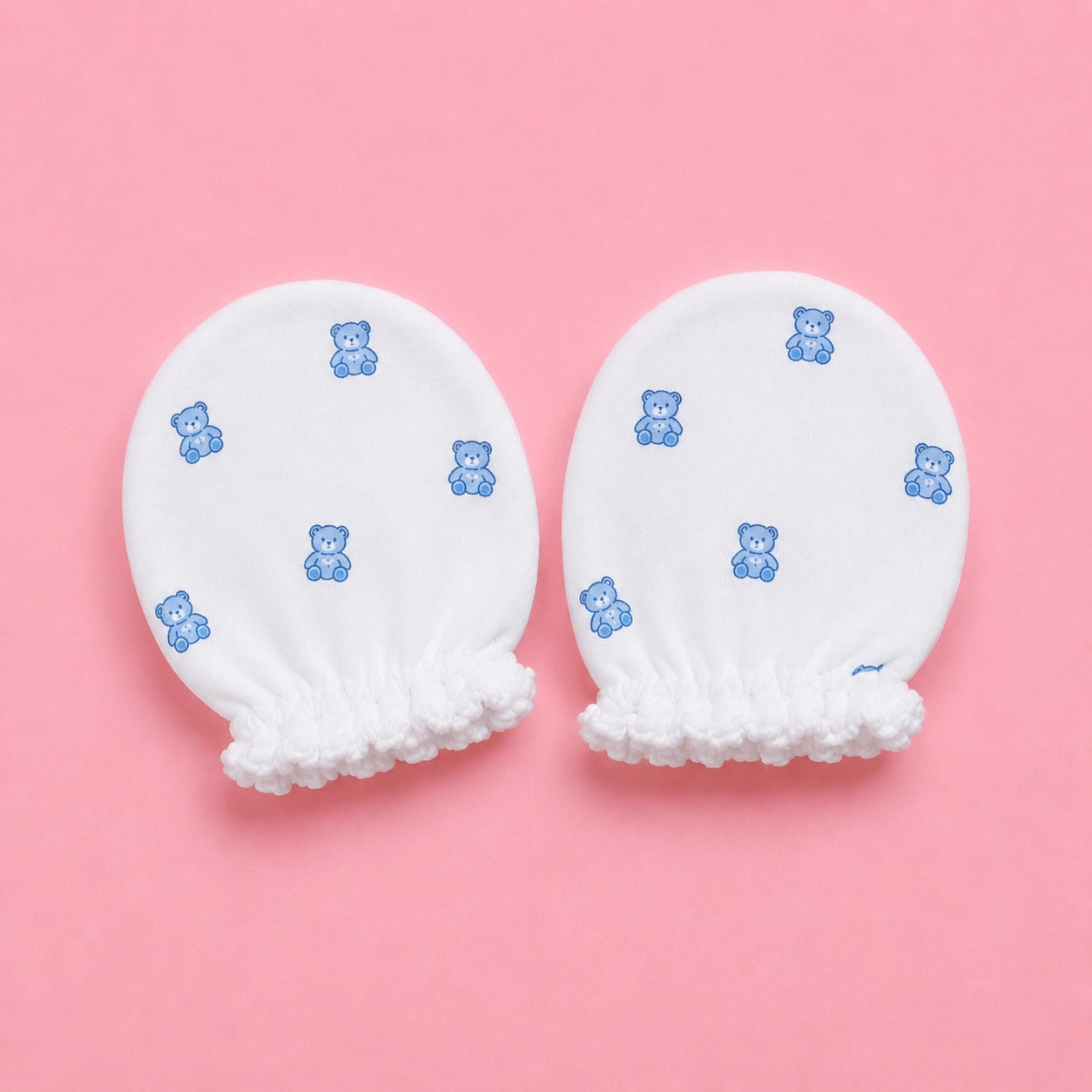 Baby Cap, Mittens & Booties Set Bear