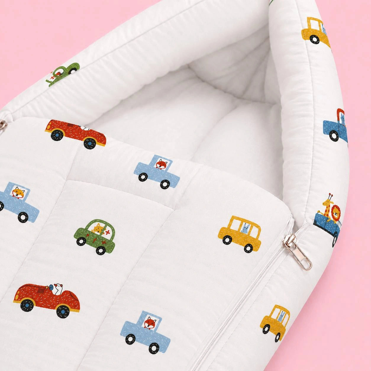 Baby Sleeping Bag And Carry Nest | Car |  Bedding Set New Born Baby | Portable And Travel Friendly | 0-3 Months