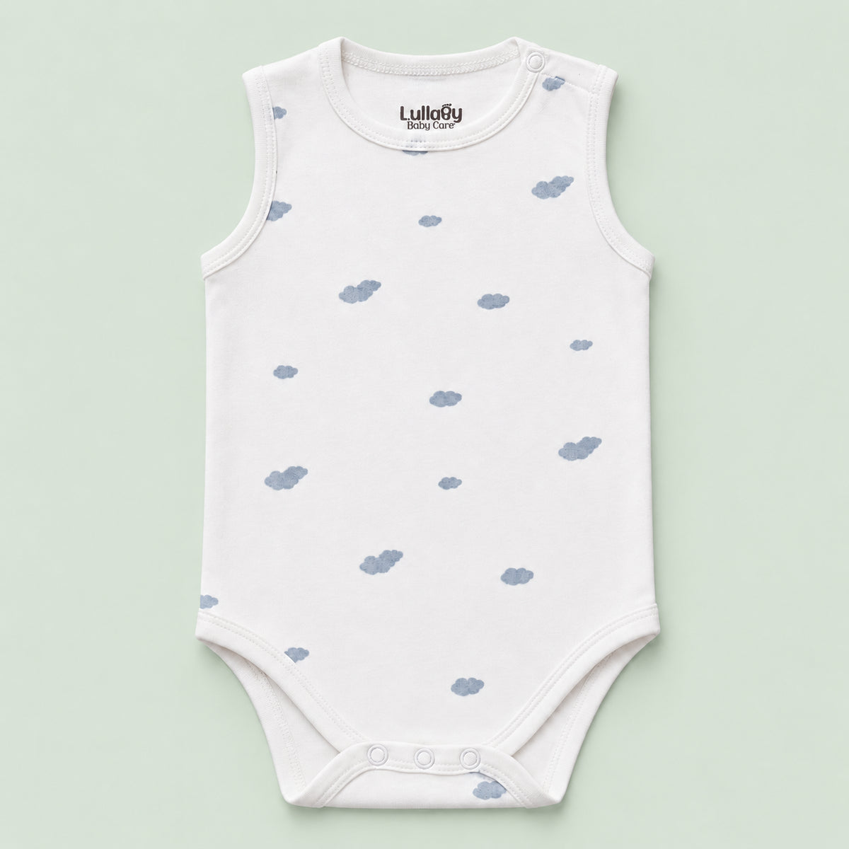 Baby Sleeveless Floral Onesie| 0-3 Months|