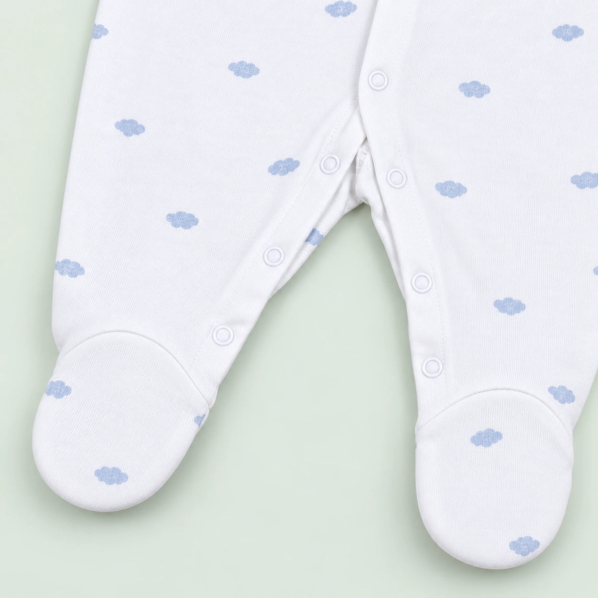 Baby Button Sleepsuit | 0-3 Months | Romper|