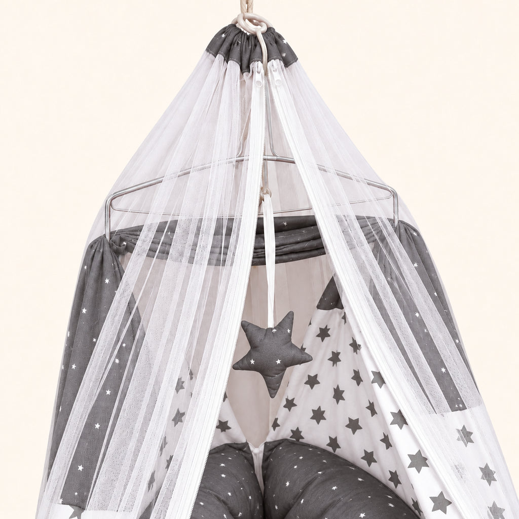 Baby Hanging Cradle with Mosquito Net