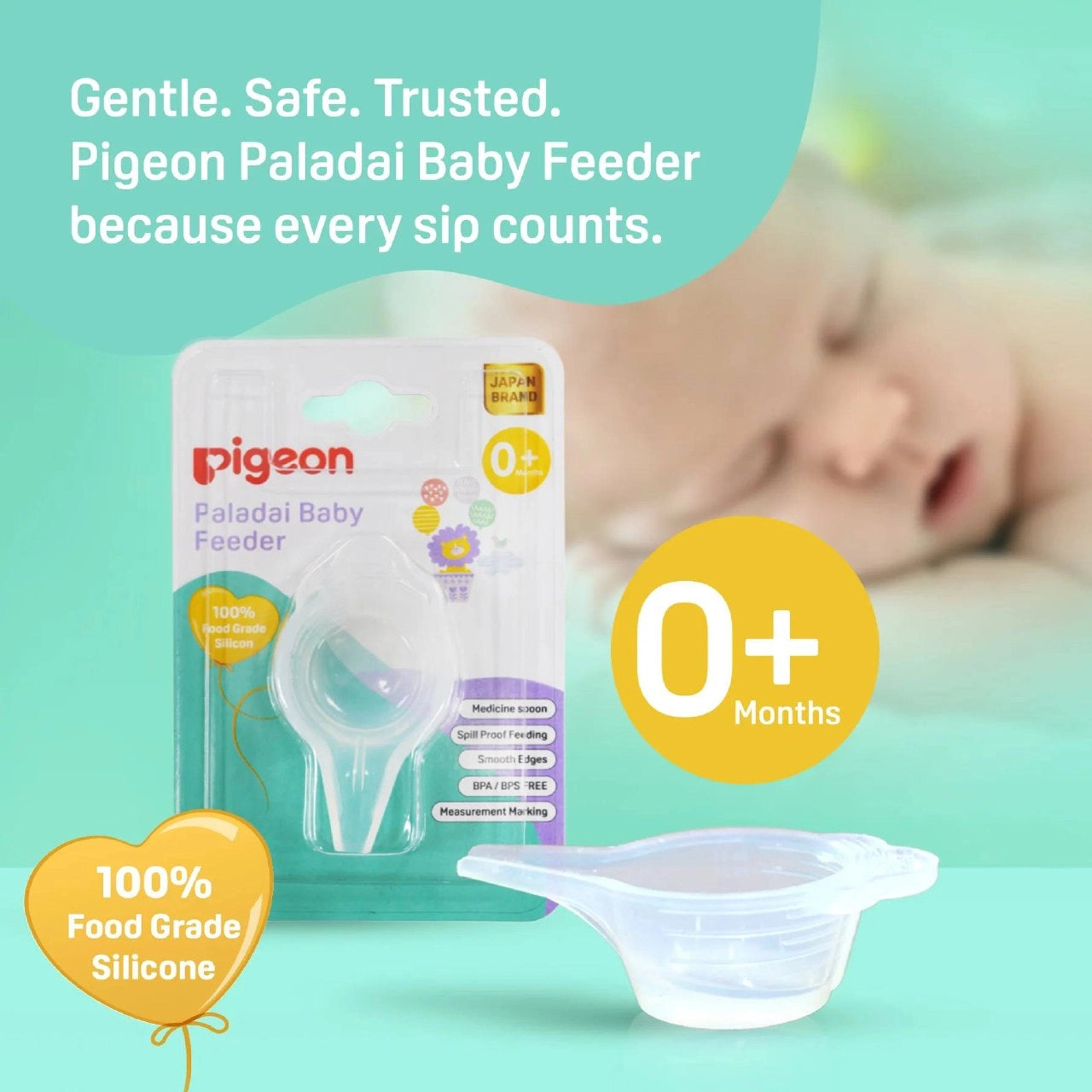 Paladai Baby Feeder | 0 month+ | Spill Proof Feeding