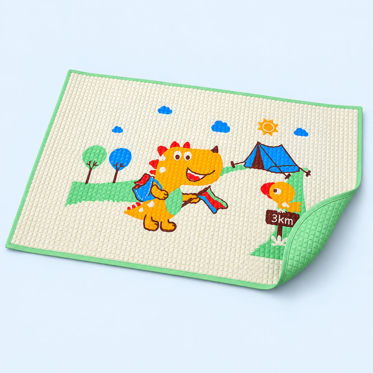 Baby Air-Filled Natural Rubber Bubble Mat