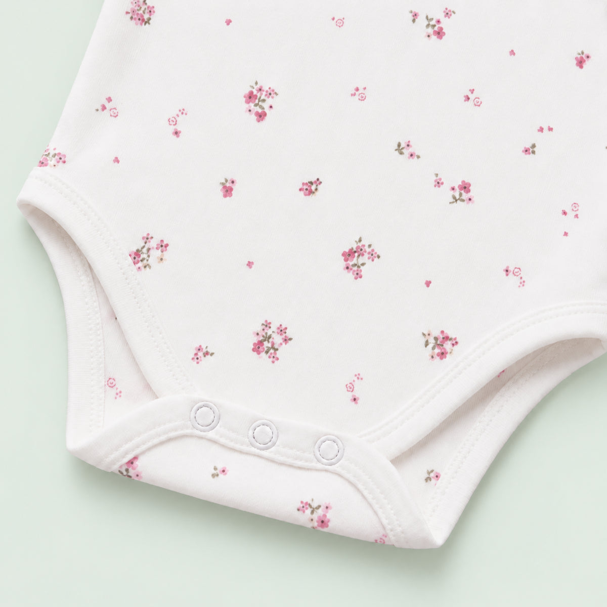 Baby Sleeveless Floral Onesie | Flower | 0-3 Months