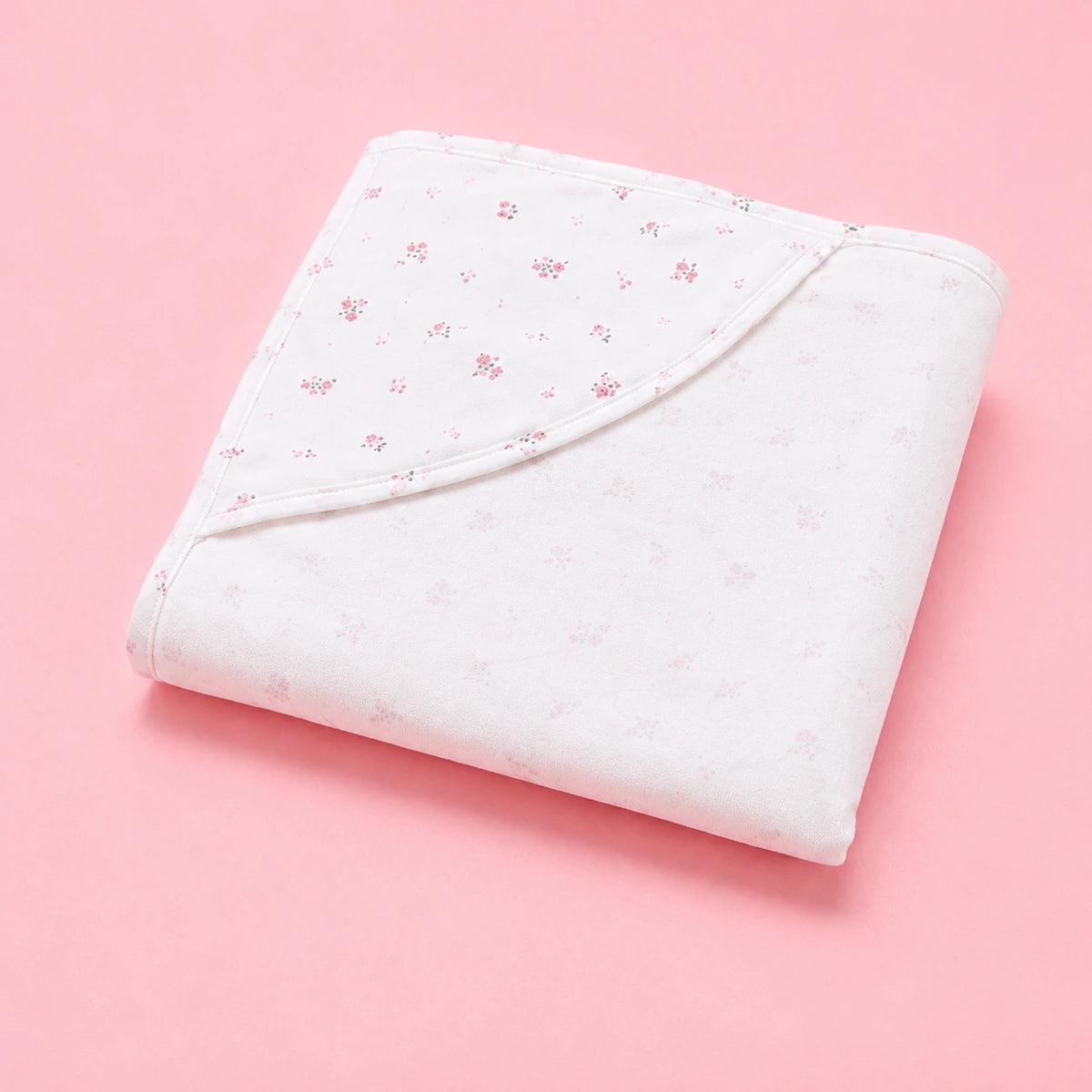 Soft Hooded Receiving Towel for Newborn Baby|Flower|