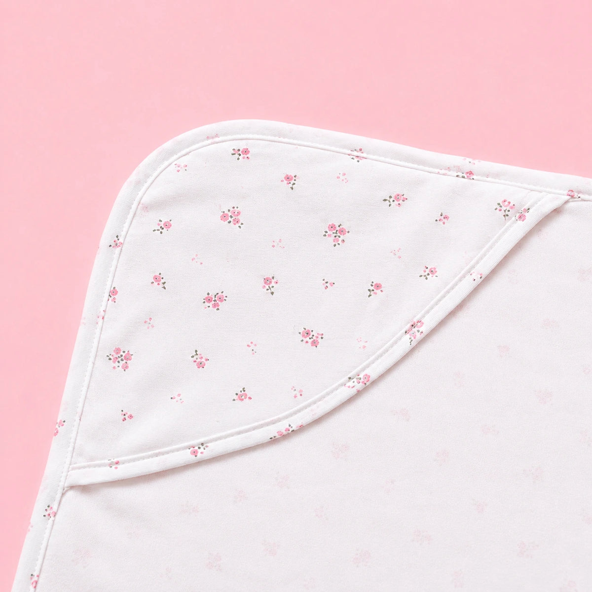 Soft Hooded Receiving Towel for Newborn Baby|Flower|
