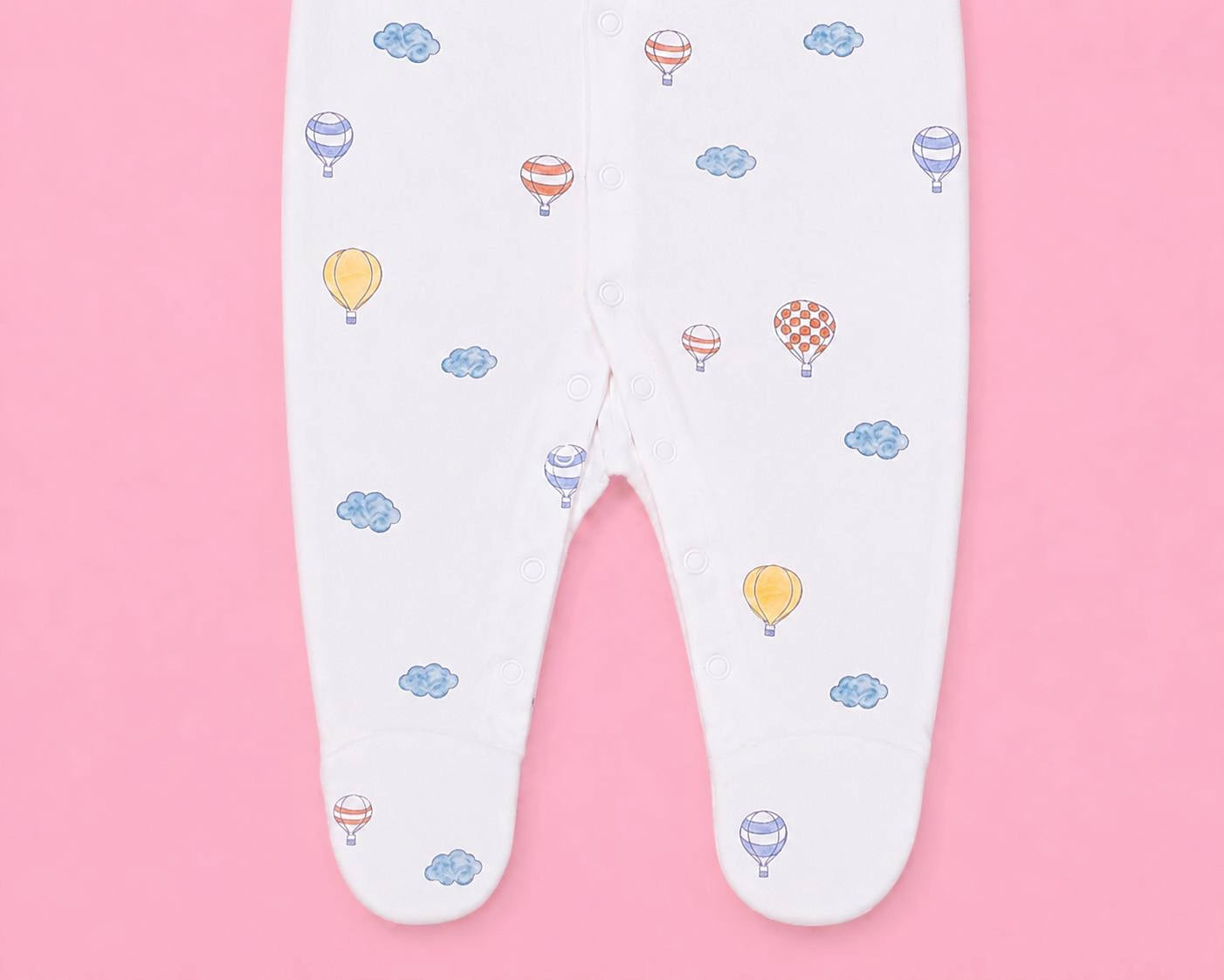 Baby Hooded Zip Sleepsuit Parachute | 0-3 Months | Romper