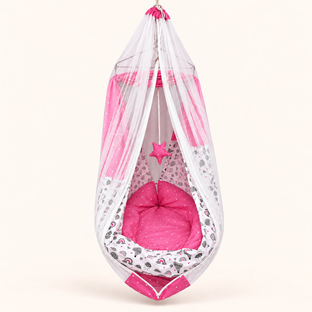 Baby Hanging Cradle with Mosquito Net