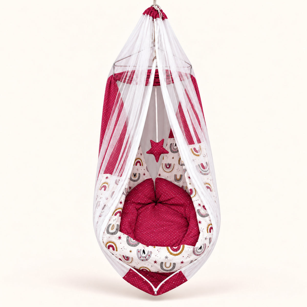 Baby Hanging Cradle with Mosquito Net