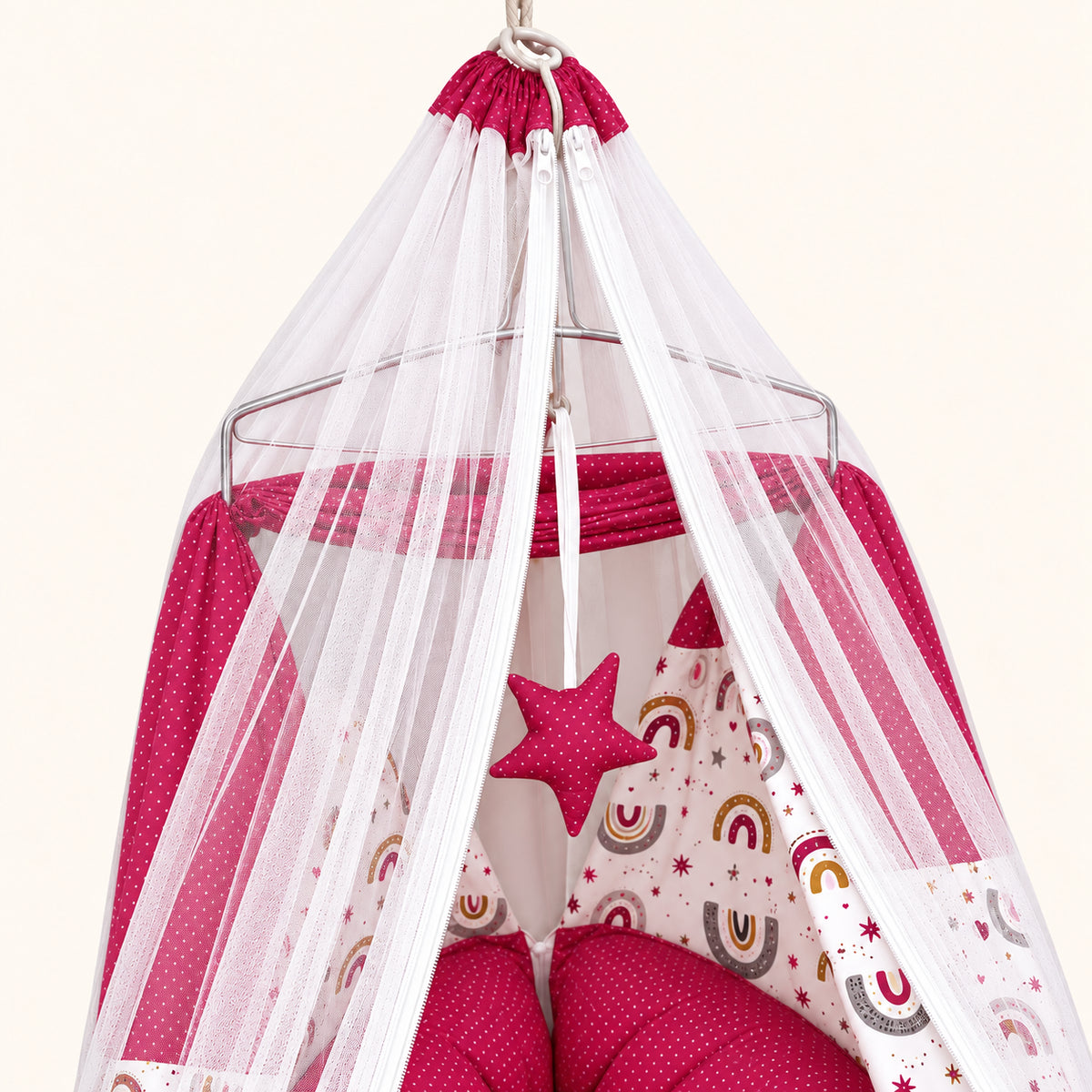 Baby Hanging Cradle with Mosquito Net