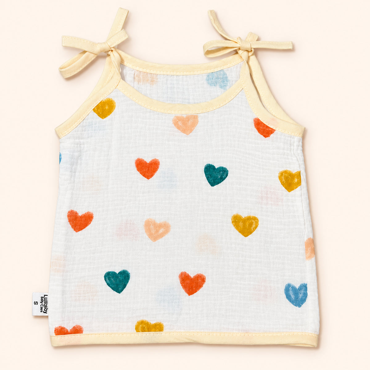 Soft Muslin Tie-Up Jabala for Newborn Baby|Love|
