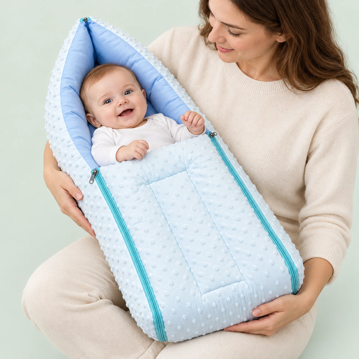 Baby Carry Nest with Dual Side Zipper