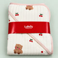 Cotton Hooded Baby Towel – Bear
