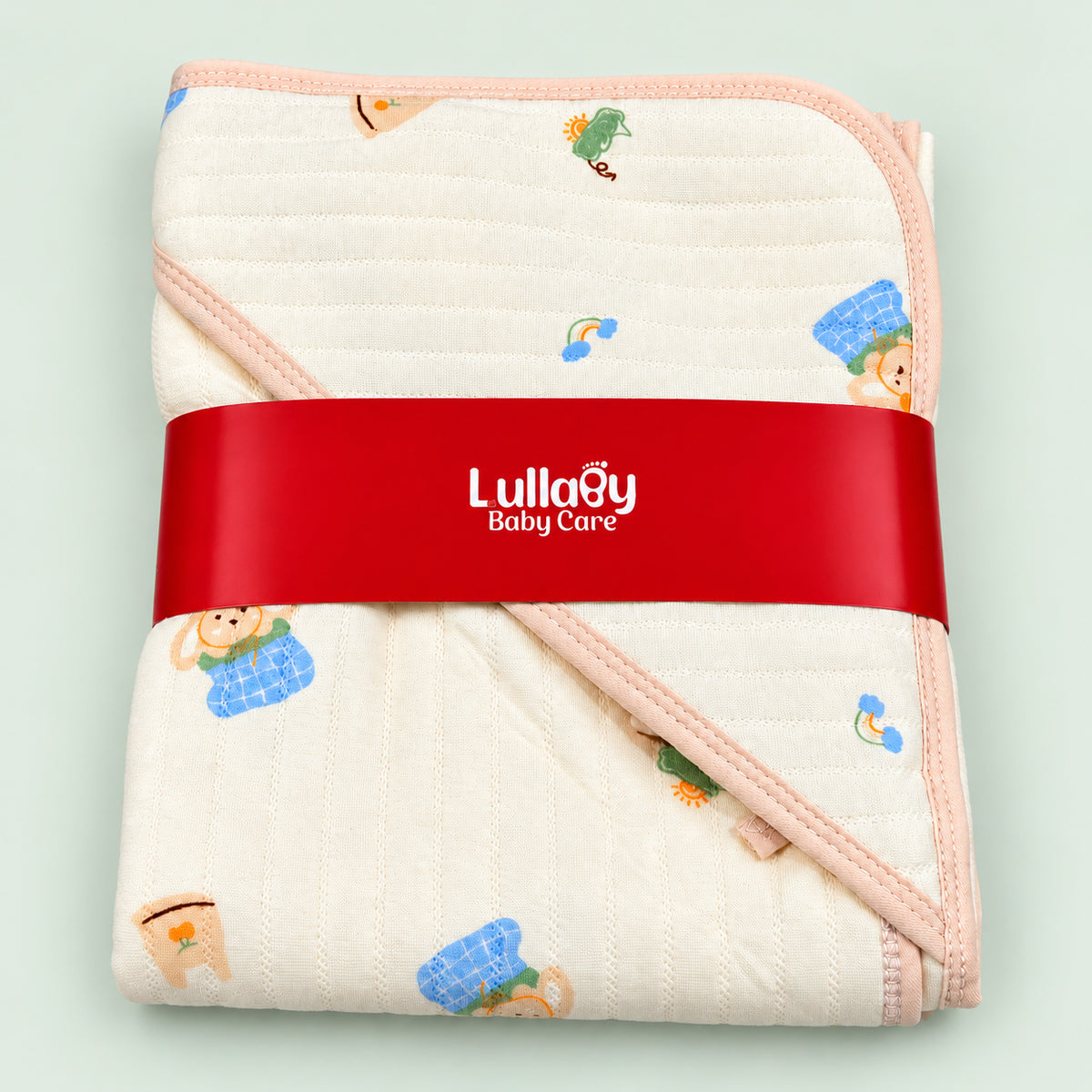 Muslin Hooded Baby Towel|Dog|