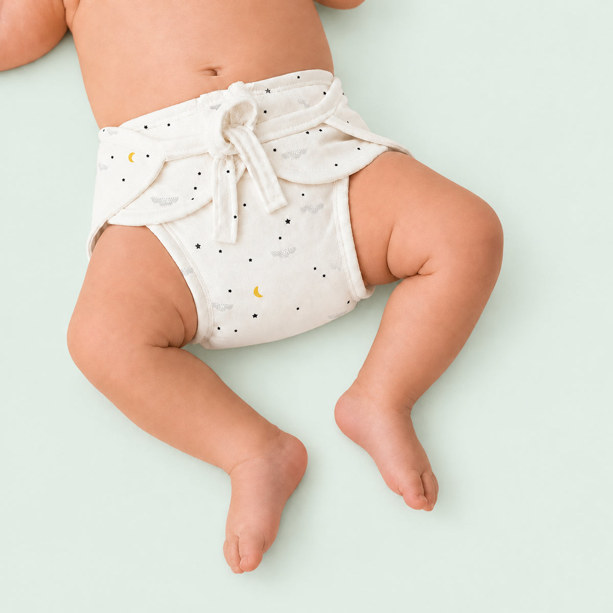 Soft Cotton Reusable Cloth Nappy for Newborn Baby | Moon|