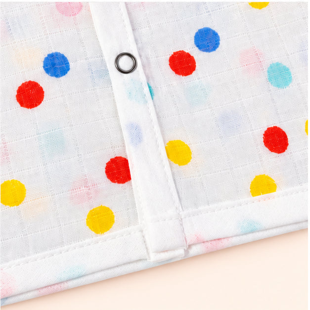 Printed Muslin Jabala for Newborn Baby