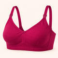 Maternity & Nursing Bra with Easy Feeding Clips|Pink|S|