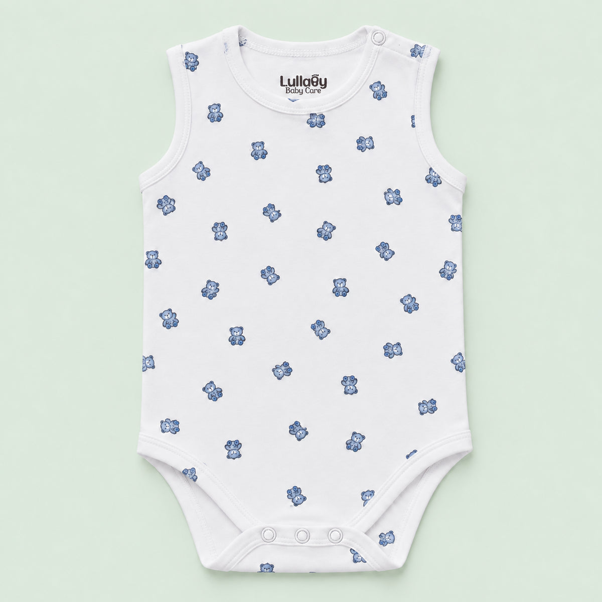 Baby Sleeveless Floral Onesie| 0-3 Months|