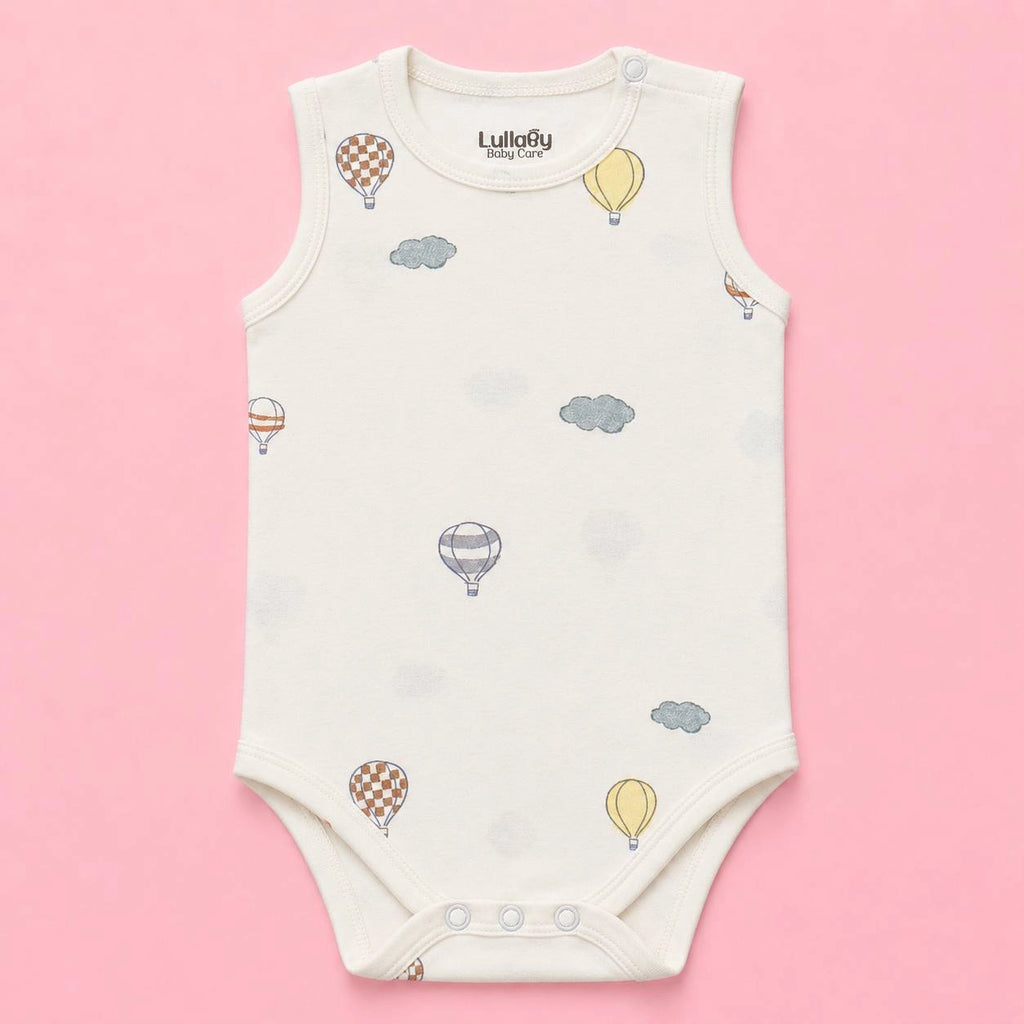 Baby Sleeveless Floral Onesie | Parachute | 0-3 Months (Copy)